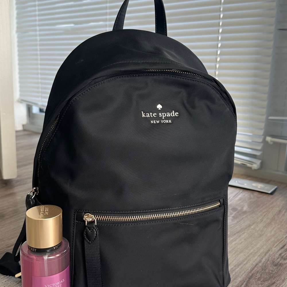 Kate Spade Nylon Black Backpack Big